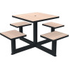 Table de pique nique Orpin carrée Buton
