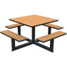 Table de pique nique Orpin carrée Buton