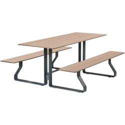 Table en compact Hysope