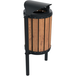 Corbeille en métal et compact Urbeo