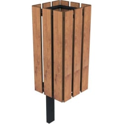 Corbeille carrée en compact Jardiz