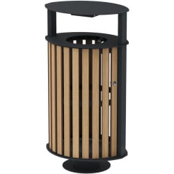 Corbeille en compact Ovalon