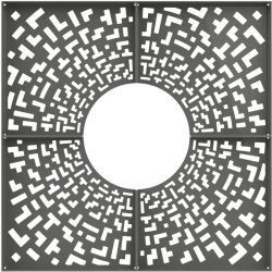 Grille d'arbre en métal Abea