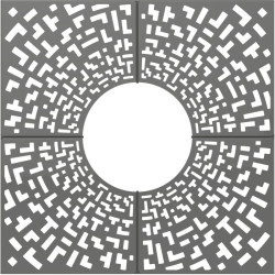 Grille d'arbre en métal Abea