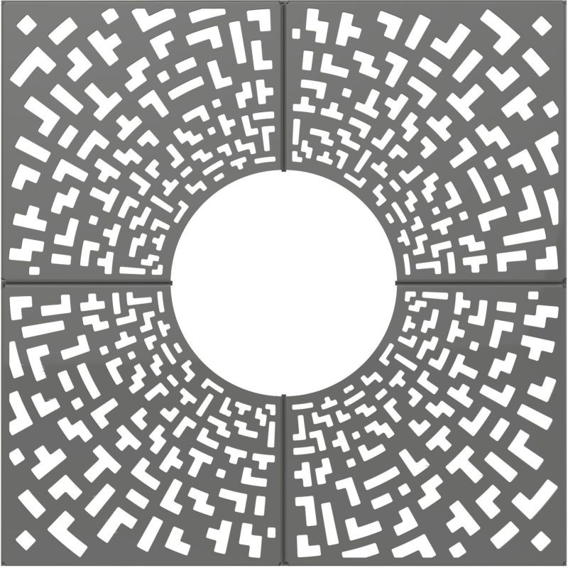 Grille d'arbre en métal Abea