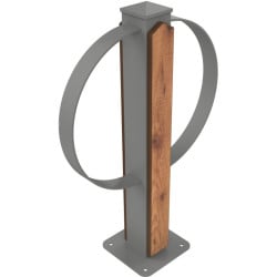 Appui-vélo Cyclea en métal et compact