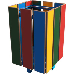 Bac à déchets rectangle Odeo