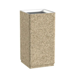 Poubelle de ville Naia en béton - Buton