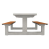 Table multi-jeux HPL et béton Piony - Buton