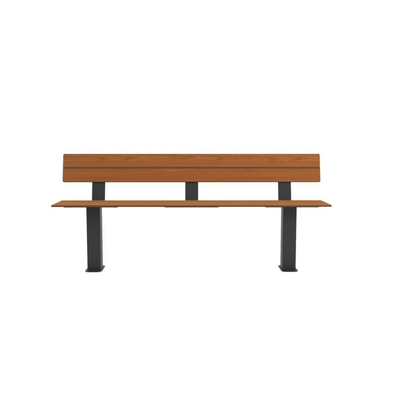 Assise cancale avec dossier lames