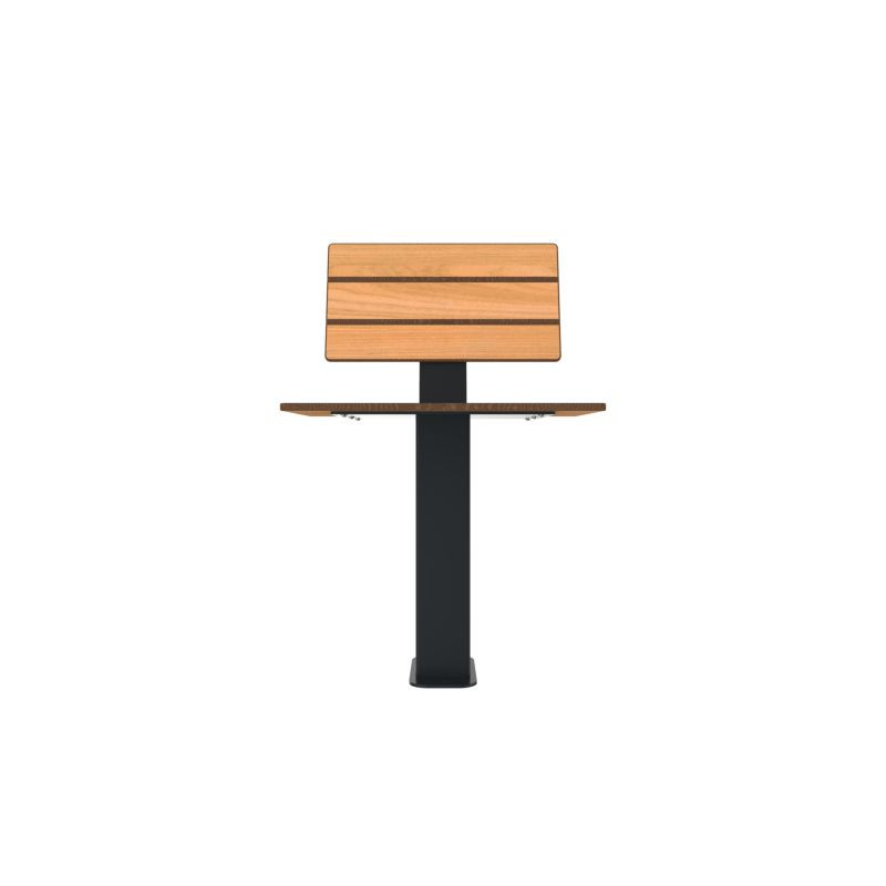 Assise cancale avec dossier lames