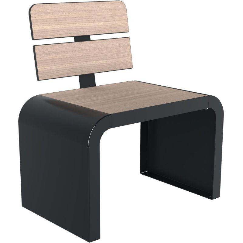 Assise avec pied en acier 