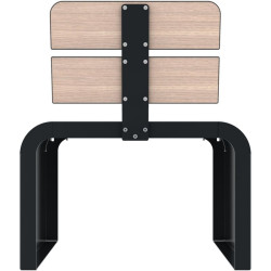 Assise avec pied en acier 