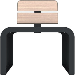 Assise avec pied en acier 