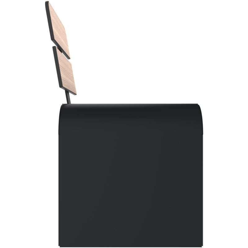 Assise avec pied en acier 