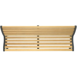 Banc en bois et métal Prague