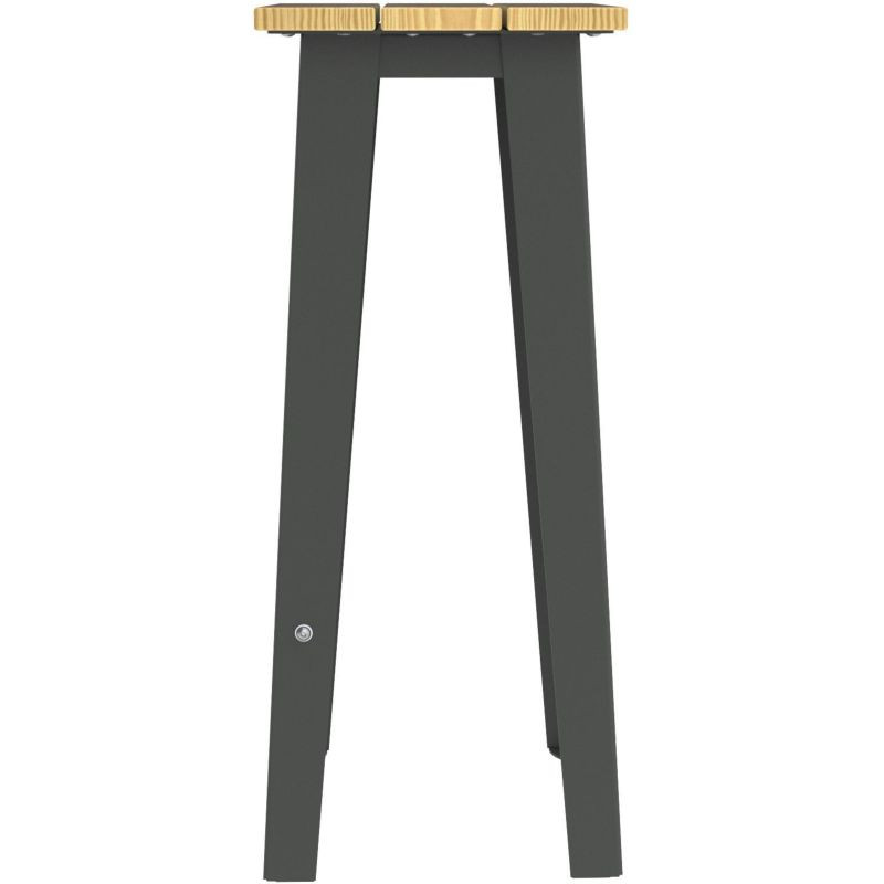 Tabouret haut Bois et métal Selim- Buton