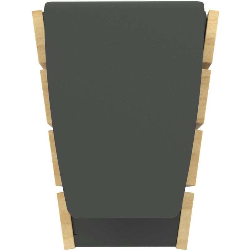 Bac à déchets en bois et métal Viléo