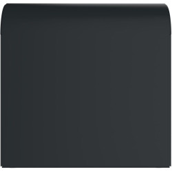 Banquette avec pied en acier roulé