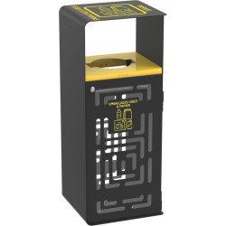 Poubelle Artri de tri sélectif d'extérieur - Ouverture calibrée