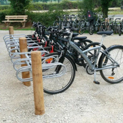 Rangement vélos bois 3 à 12 vélos