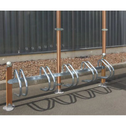 Râtelier range vélos Arcachon bois & acier