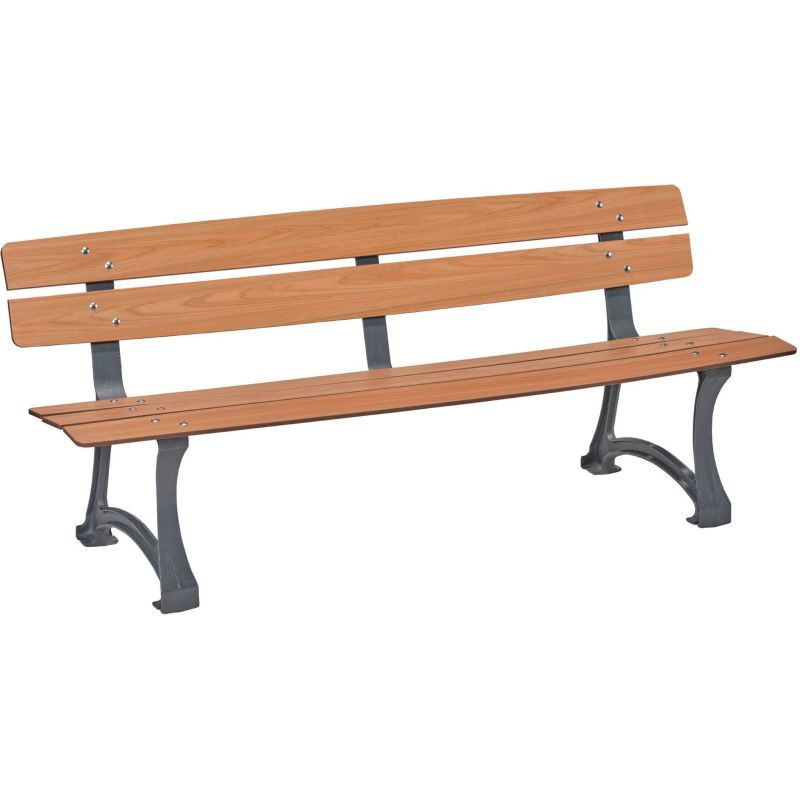 Banc traditionnel d'extérieur prague - Buton