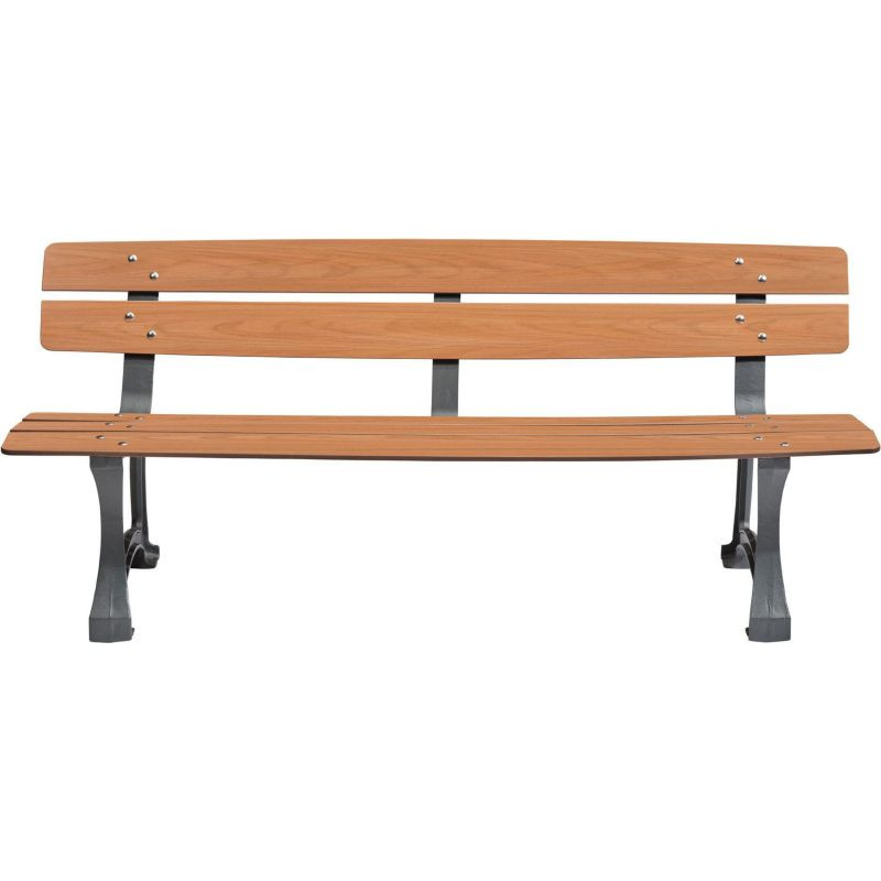 Banc traditionnel d'extérieur prague - Buton