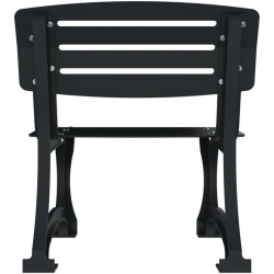 Banc en métal ajouré Prague Buton