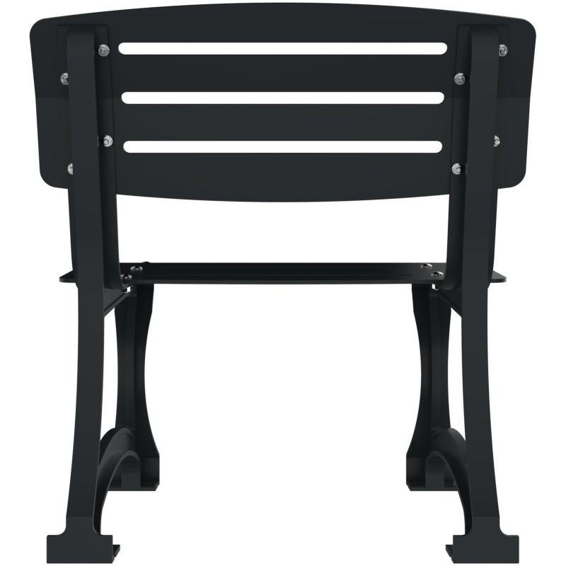 Banc de ville en métal Prague 