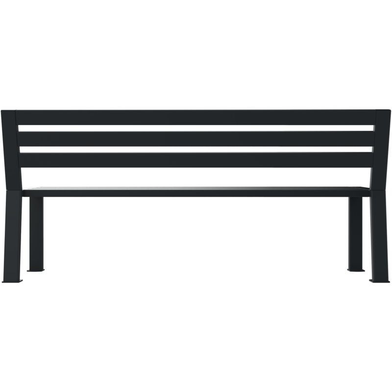 Banc urbain métal Berlin