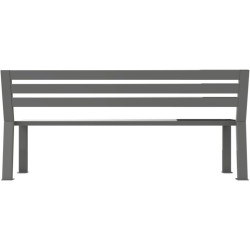 Banc urbain métal Berlin