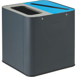Poubelle de bureau pour tri sélectif 2 flux - Venus Flex