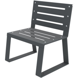 Banc public en métal Buton