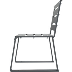 Banc public en métal Buton