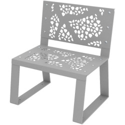 Banc public en métal Buton