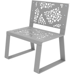 Banc public en métal Buton