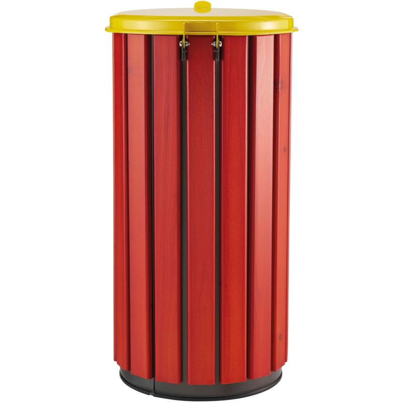 Poubelle extérieur en bois avec couvercle - Zeno Bois Protec