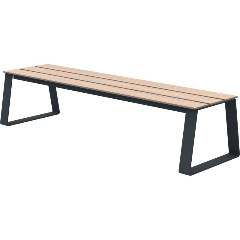 Banquette d'extérieur en stratifié Rossignol Ballade Extrême