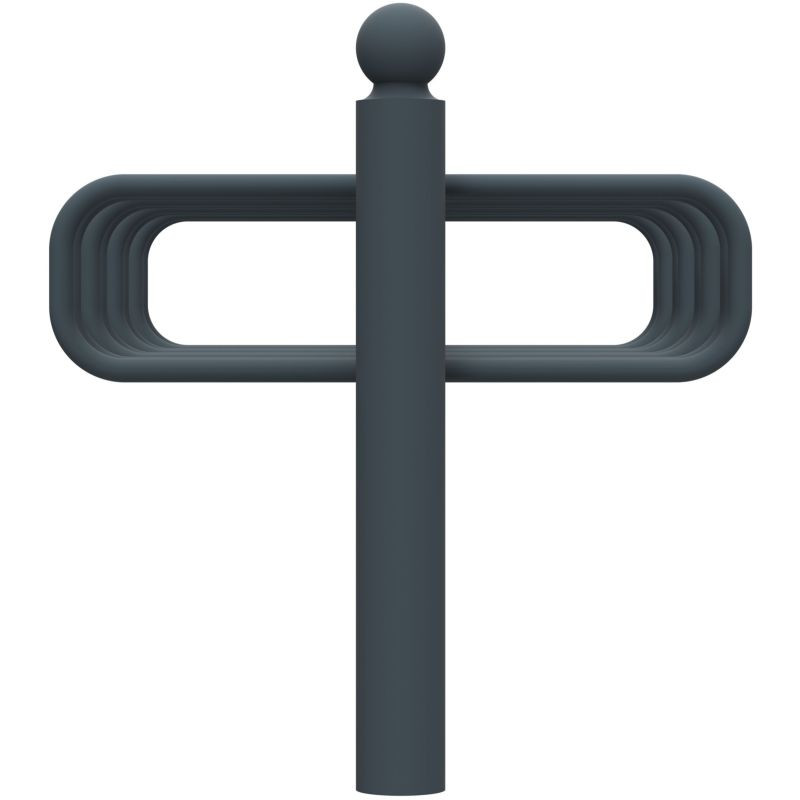 Support vélos 2 x 4 places avec tête boule - Cyclo