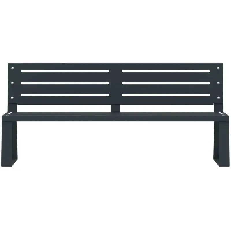 Banc public en métal - Ballade