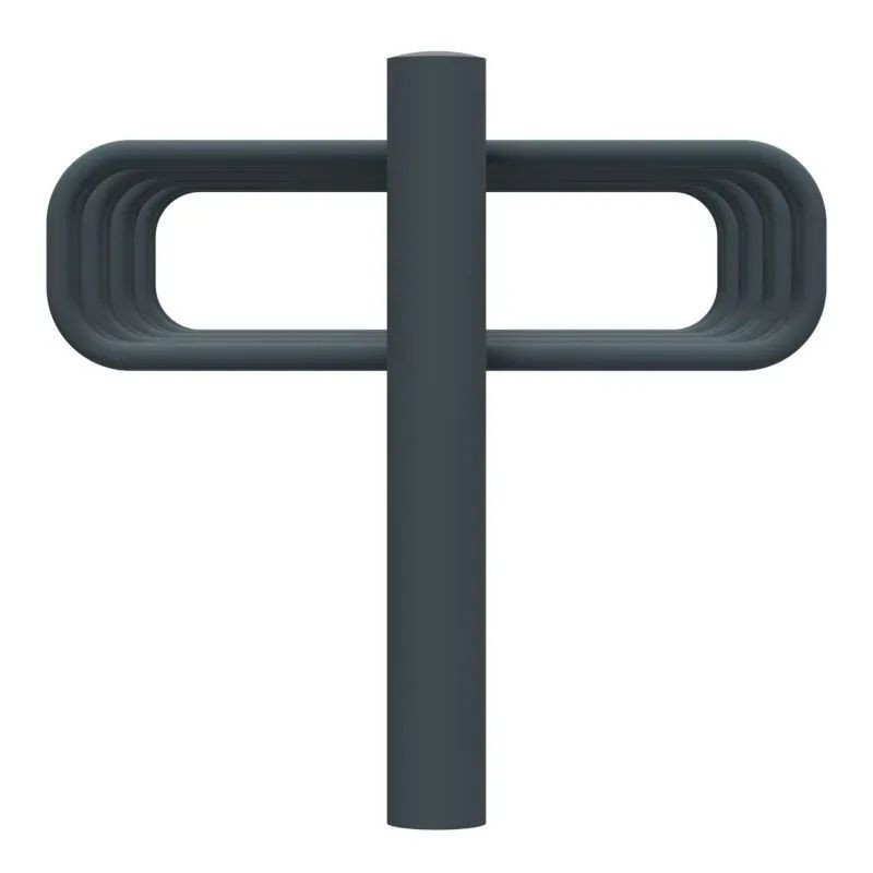 Support vélos 2 x 4 places avec tête bombée - Cyclo