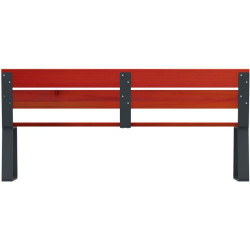 Banc Rossignol Ballade d'extérieur en bois avec pieds acier