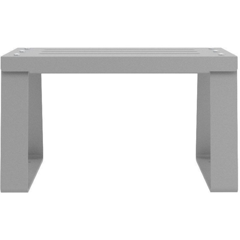 Banquette public en métal Buton