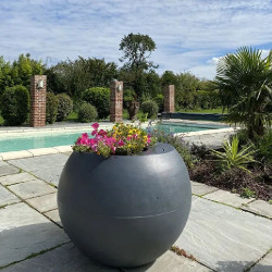 Jardinière plastique boule Delight