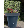 Jardinière en PEHD récupératrice d'eau de pluie,