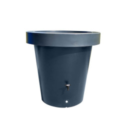 Jardinière en PEHD récupératrice d'eau de pluie,