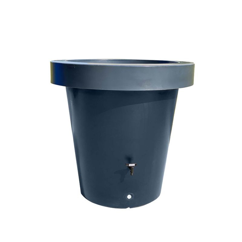 Jardinière en PEHD récupératrice d'eau de pluie,