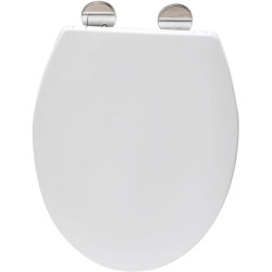 Abattant WC silencieux déclipsable antibactérien - Duplex