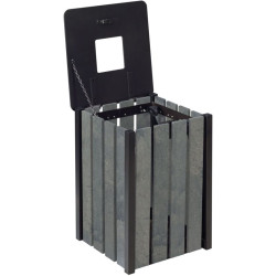 Poubelle de ville en matériaux recyclé - Eden